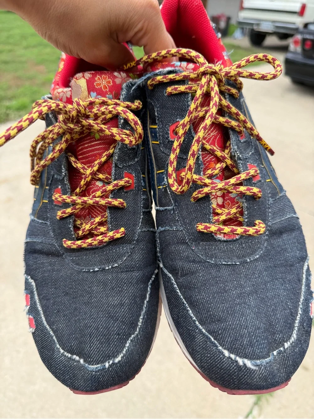 ASICS Gel-Lyte 3 Japanese Denim Kimono Okayama Indigo H5L2N-5050 Split Tongue - Picture 6 of 9